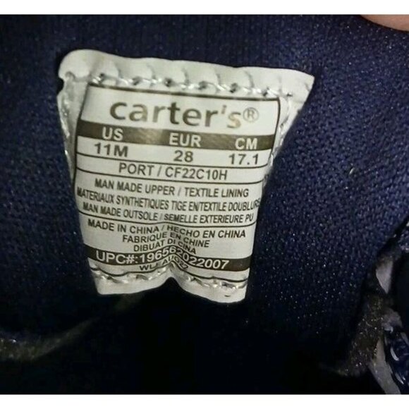 Toddler Boys White Sneakers with Black Detail‎ Lace-Up Hook Loop Closure - Picture 7 of 8